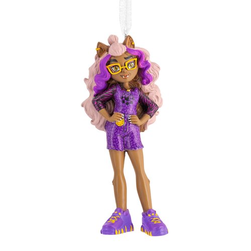 Hallmark Mattel Monster High Clawdeen Wolf Christmas Ornament